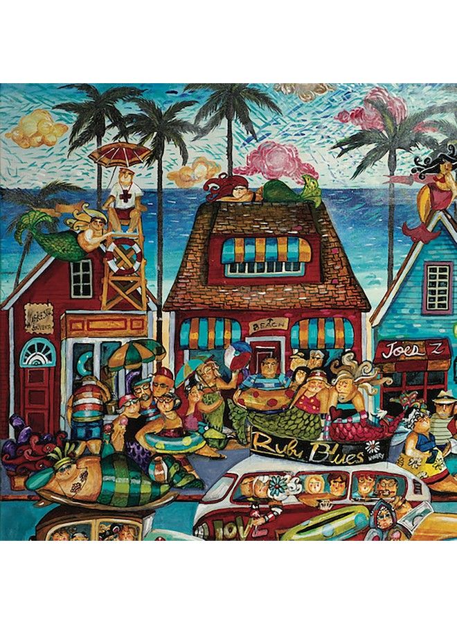 Hart Jigsaw Puzzle 1000 Piece 24" X 30" Xlarge Bathtub Beach By Jennifer Garant - Image 5