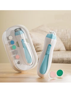 Arabest Baby Electric Nail File Drill for Baby No Sharp Claws Hurt, Nail Care Professional Manicure Pedicure System for Beauty Nail Art, 6 in 1 Safety Cutter Trimmer Clipper for Toes and Fingers  - Image 1