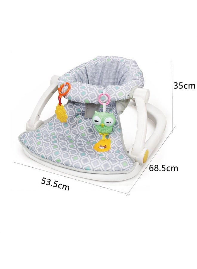 Tiibaby كرسي أرضي للأطفال Tiibaby 68178 مع جرس موسيقي - Image 2