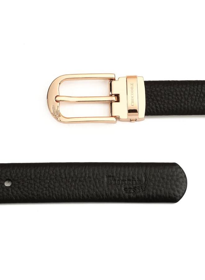 Crocodile Top-grain Leather Belt For Women, Pin Buckle, Fashionable Casual Belt, Birthday Gift T3763 - Image 5