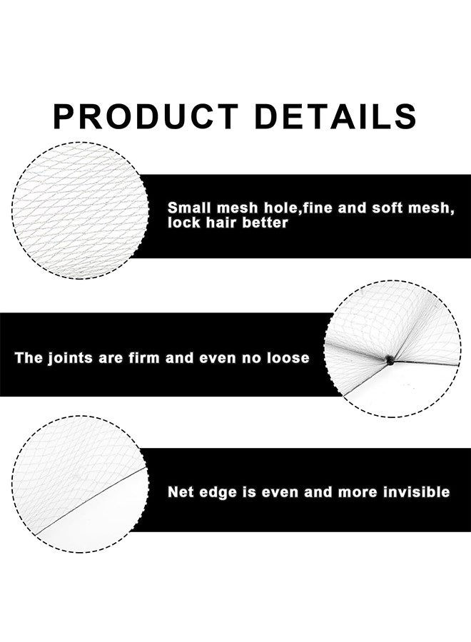 Depend Hair Nets For Buns, Black Hair Nets Bun Hair Net U Shaped Pins Set, 20Pcs Elastic Mesh Bun Nets With 20Pcs U Shaped Hair Pins, Professional Invisible Ballet Hair Accessories Set For Girls, Women And Dancers, Black - Image 3