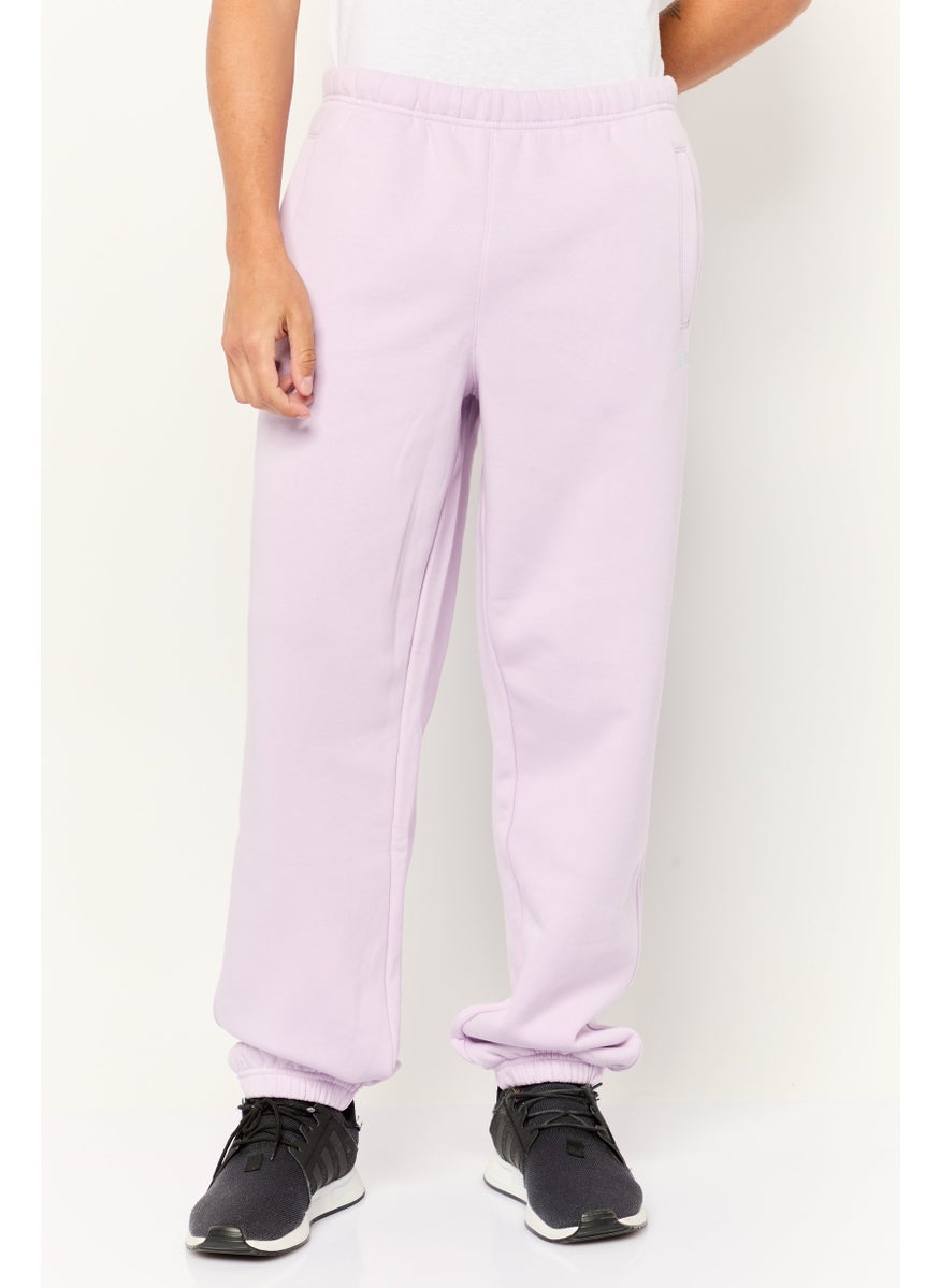 ESPRIT Men Regular Fit Brand Logo Sweatpants, Lavenders  - Image 1