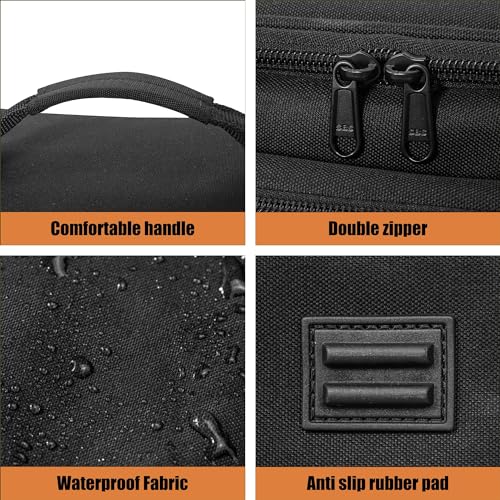 OUUTMEE Carry Bag Compatible with Bissell SteamShot Hard Surface Steam Cleaner 39N7V/39N7A, Adjustable Compartments Steam Cleaner Storage Bag, Travel Bag with Extra Pockets - Image 5