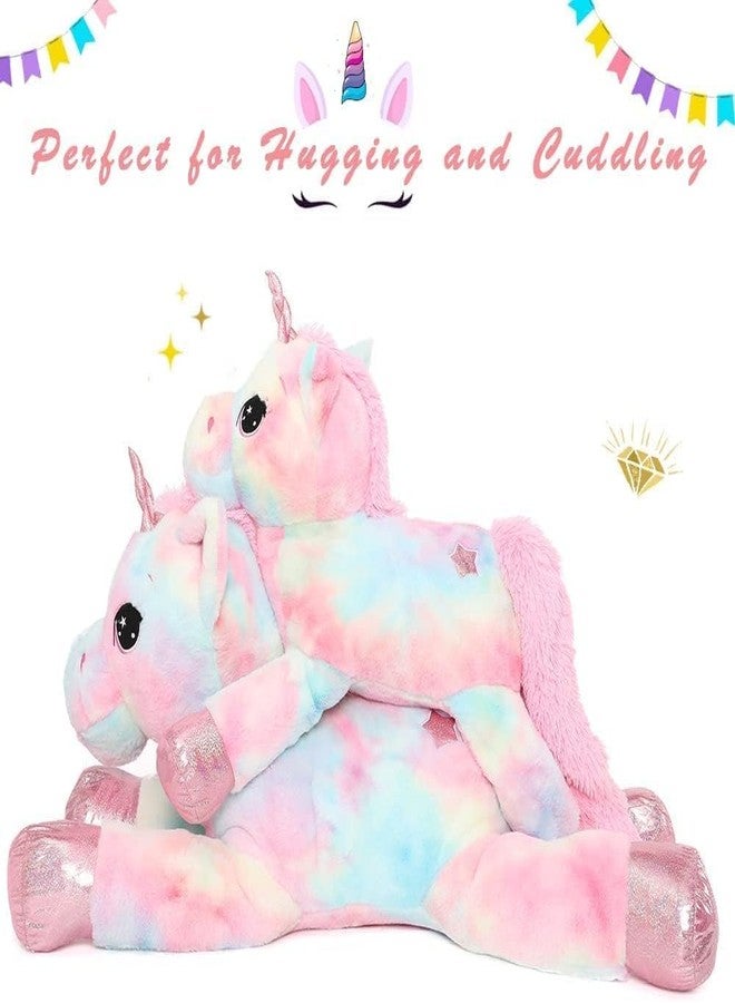 AVSHUB Soft Toys Unicorn for Kids Cute Lovely Cartoon Lovable Hugable Birthday Gift Babies, Girls, Boy, Home Decor (70cm MultiPink) - Image 4