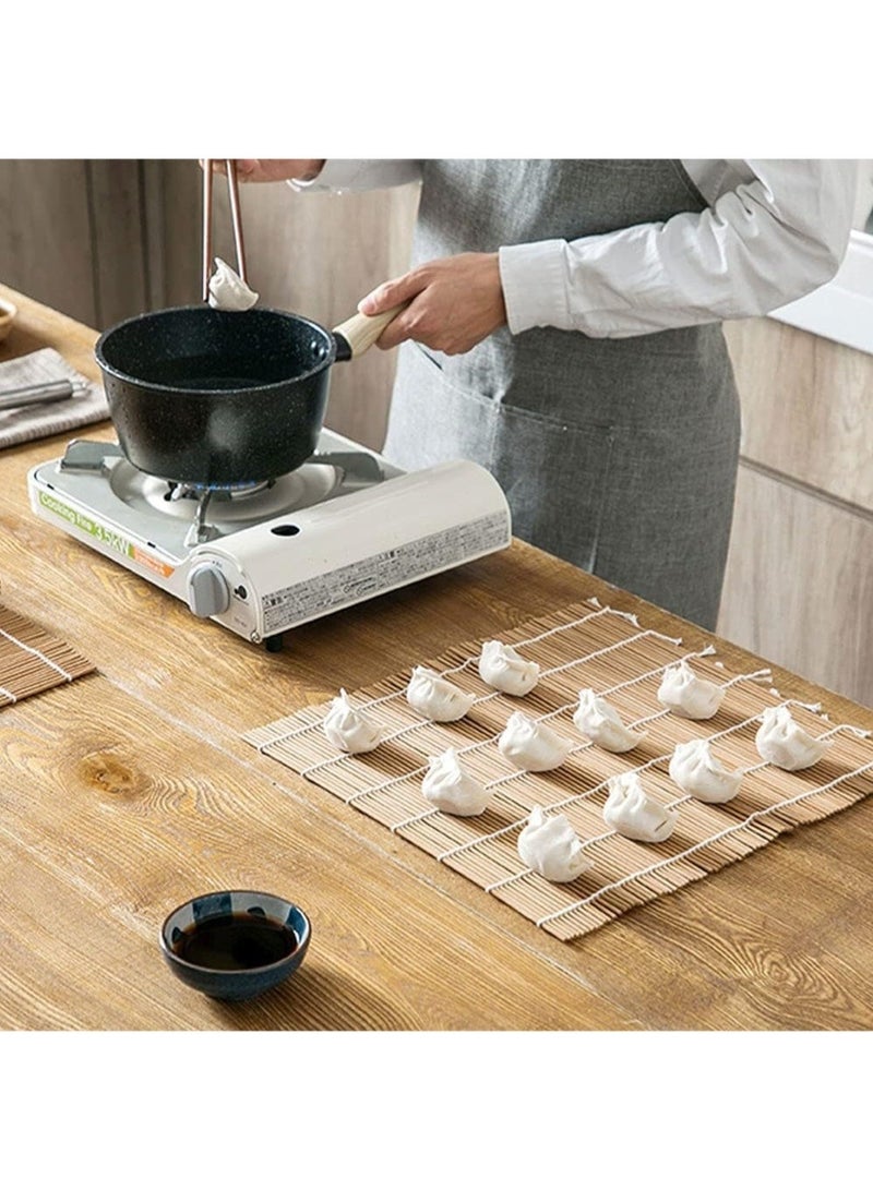 LIMOS Sushi Making Kit Set, 10 PCS Beginner Sushi Kit Including 2 Sushi Roller, 5 Pairs of Chopsticks,1 Paddle,1 Spreader, 1 Sause Dish Set for Sushi Lovers. - Image 2