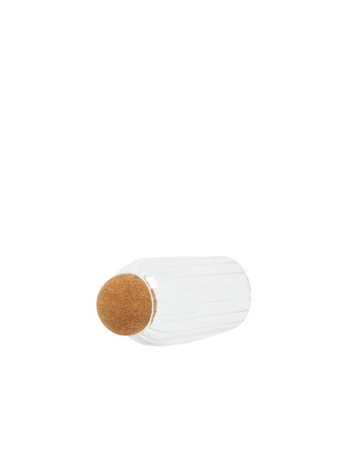 Prickly Pear Ribbed Medium Glass Storage Jar  - Image 4