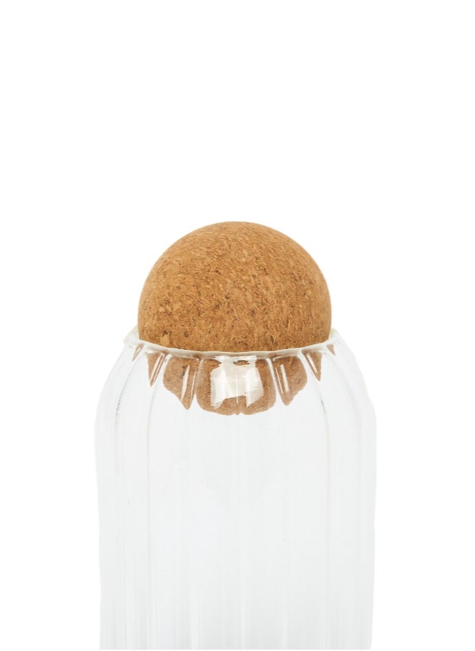 Prickly Pear Ribbed Medium Glass Storage Jar  - Image 3