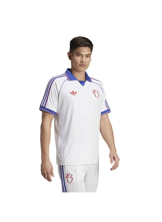 adidas جيرسي جيه بي أبيض لكرة القدم للرجال مقاس XS