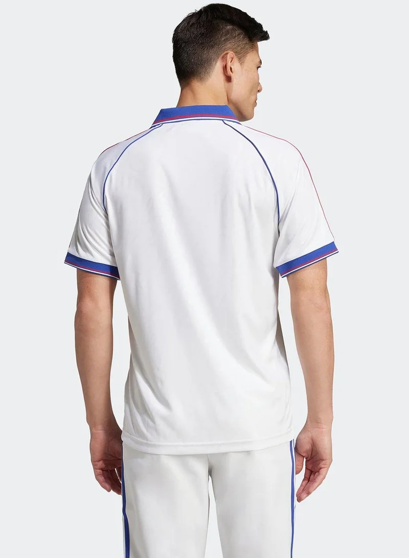 اديداس جيرسي كرة قدم أبيض للرجال مقاس