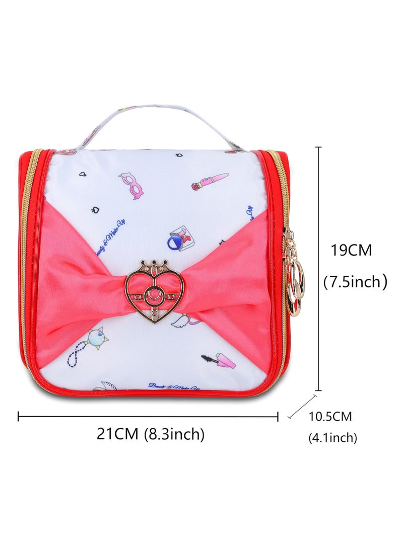 general Anime Makeup Organiser Bag Travel Cute Cosmetic Bag Waterproof Wash Bag with Hooks - Image 2
