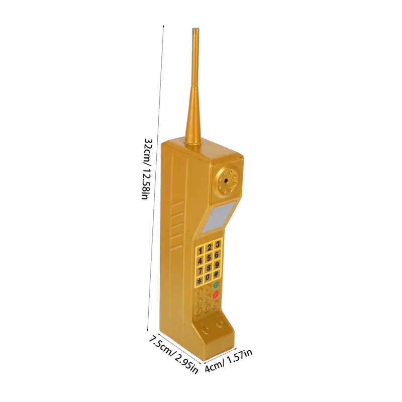 Vintage Retro Iron Model Cell Phone Decor Toy for Home Office Themed Parties - Image 3