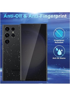 Glass 2 Pack Privacy Screen Protector,Support Fingerprint Unlock Screen Protector for Samsung Galaxy S25 Ultra,High hardness Tempered Glass Film,Anti-Scratch Case Friendly  - Image 5
