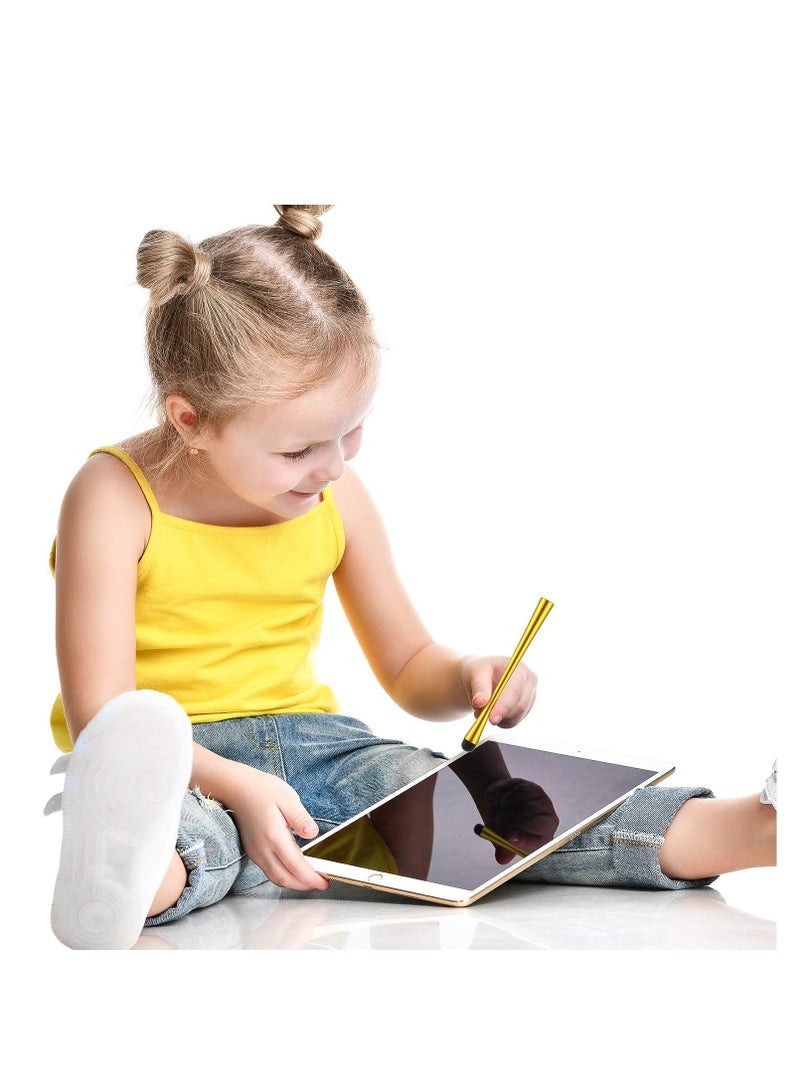 SOLARAE Stylus Pens for Touch Screens, Capacitive Stylus Pens for Touch Screen, with 8 Pack 8 mm Rubber Tips Stylus Pens, for Apple, Android Smartphone and Tablets (8 Colors) - Image 4