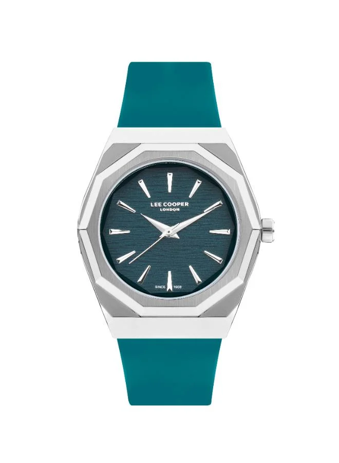 لي كوبر Men's Leather Analog Watch LC07936.377 - 43 mm