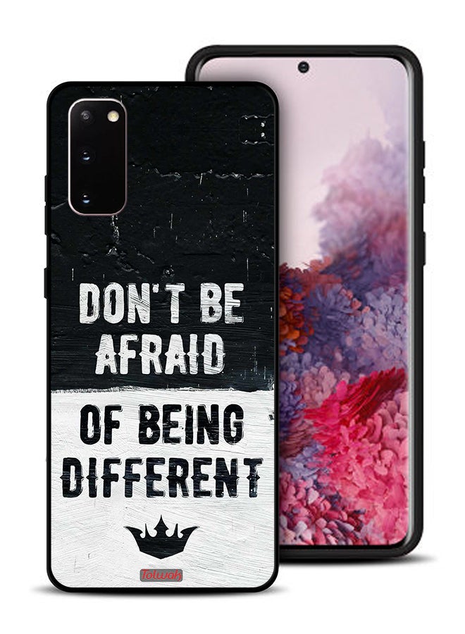 Tolwak Samsung Galaxy S20 Protective Case Cover Do Not Be Afraid Of Being Different - Image 1