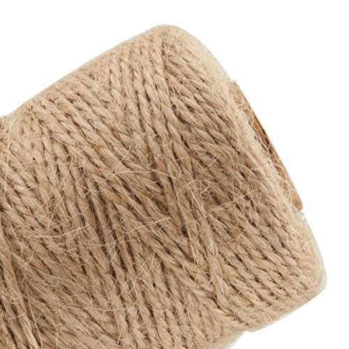 IlikeEC Jute Twine 3280 Feet 2mm 3Ply Arts Crafts Jute Rope Durable Packing String for Gardening Applications(10pcs x 328feet) - Image 2