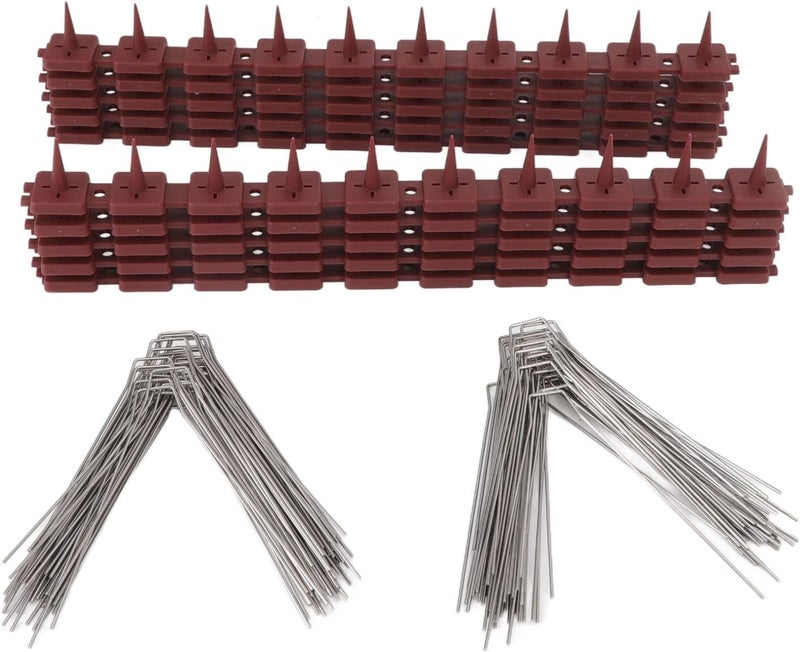 Heavy Duty Rooftop Bird Spikes for Mailbox) Bird Spikes, 15 Feet Easy Installation for Roof to Mailbox) (SK430(4+2)) - Image 1