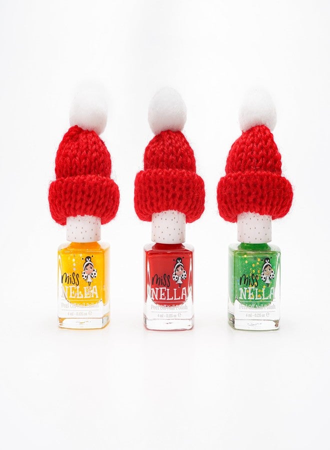 MISS NELLA-Peel Off, Odour Free, Water Base & Safe for kids nail polish pack of 3 (TRAFFIC LIGHTS) - Image 5
