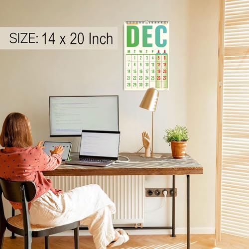 AccuPrints® Wall Calendar 2026 Planner-Size (14 x 20) inch For Office Home Table New Year Hanging Kids (35.5 x 50) cm- (Multi color wall) - Image 5
