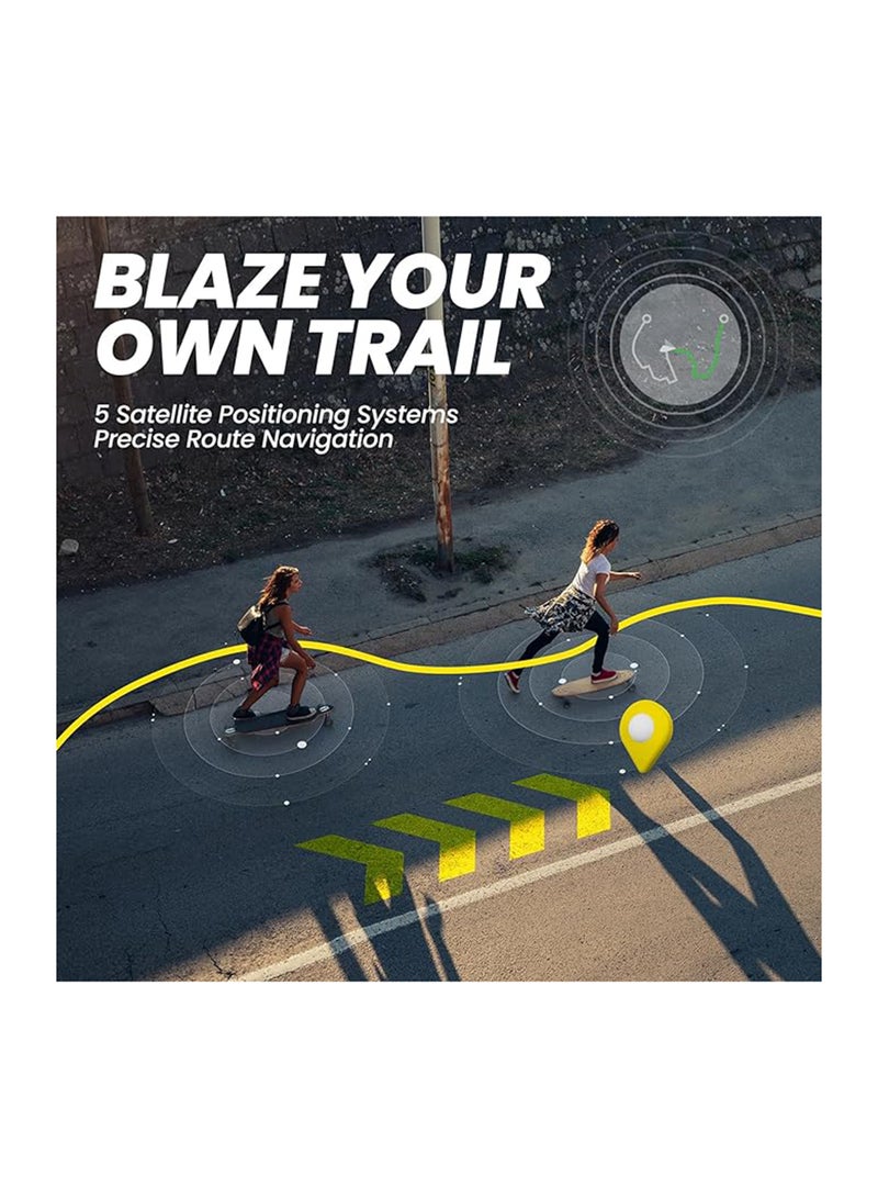 أمازفيت ساعة ذكية Active Edge بتصميم أنيق وقوي للرياضة واللياقة البدنية، نظام تحديد المواقع العالمي (GPS)، مدرب صحي يعمل بالذكاء الاصطناعي للصالة الرياضية، في الهواء الطلق، التدريبات والتمارين، بطارية تدوم 16 يومًا، نبض منتصف الليل مقاوم للماء 10 ATM - Image 5