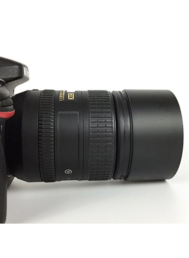 SIOTI 58mm Lens Hood, Matte Treatment Inside, Aluminum Material, Compatible with All Camera Lens S/C/N/F/O/P etc.(58mm) - Image 4