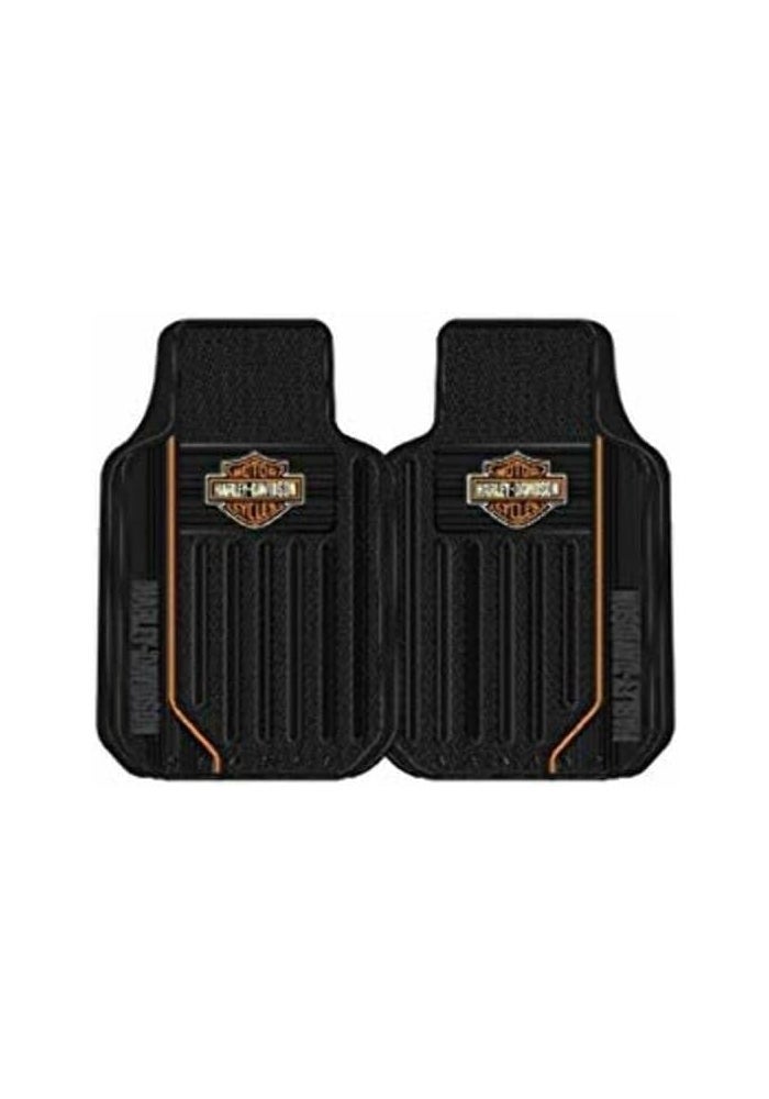 Plasticolor Harley Elite Series B&S Orange Floor Mats - Image 2