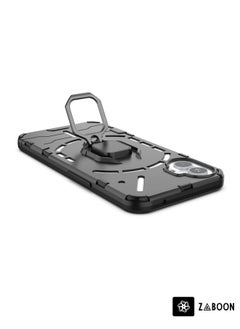 Zaboon Protective Case Cover For Nothing Phone 1 PC + TPU Shockproof Protective  with Magnetic Ring Holder  - Image 4