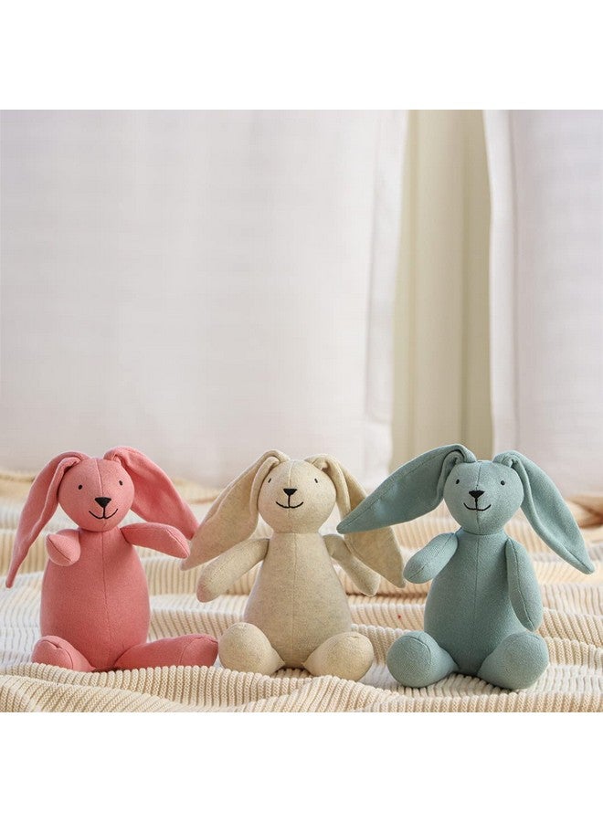 Pluchi Rabbit Cotton Knitted Natural Melange Soft Stuffed Toys for Kids, Toddlers& Babies 35x25x30 CM - Image 3