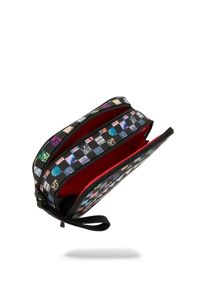 Sprayground  CRAZY CHECK TOILETRY BRICK  | Best Price UAE