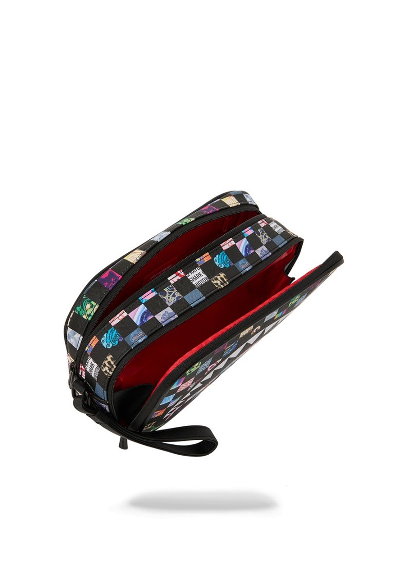 SPRAYGROUND CRAZY CHECK TOILETRY BRICK - Image 4