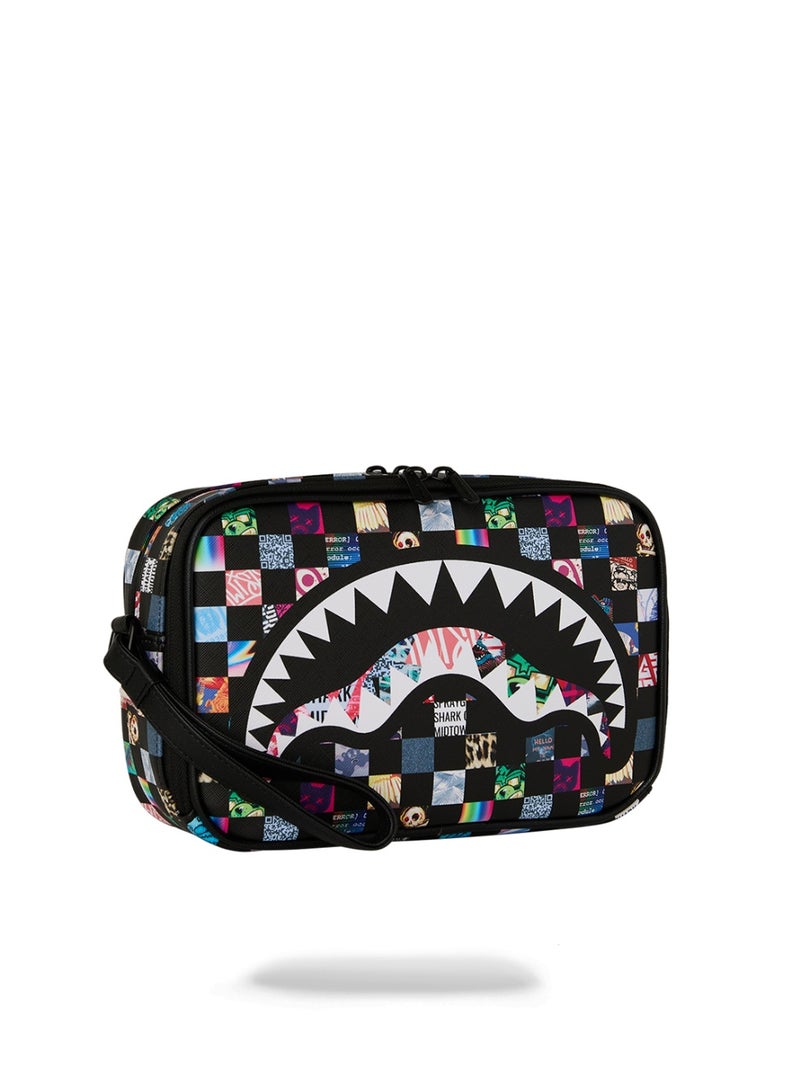 SPRAYGROUND CRAZY CHECK TOILETRY BRICK - Image 2