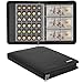 JUNDUN Fireproof Coin Collection Album for Collectors 300 Pockets Coins Collecting Album 36 Sleeves Money Storage Case for Coin Currency Collection Supplies Bill Pennies Quarters StampF65C001B - Image 3