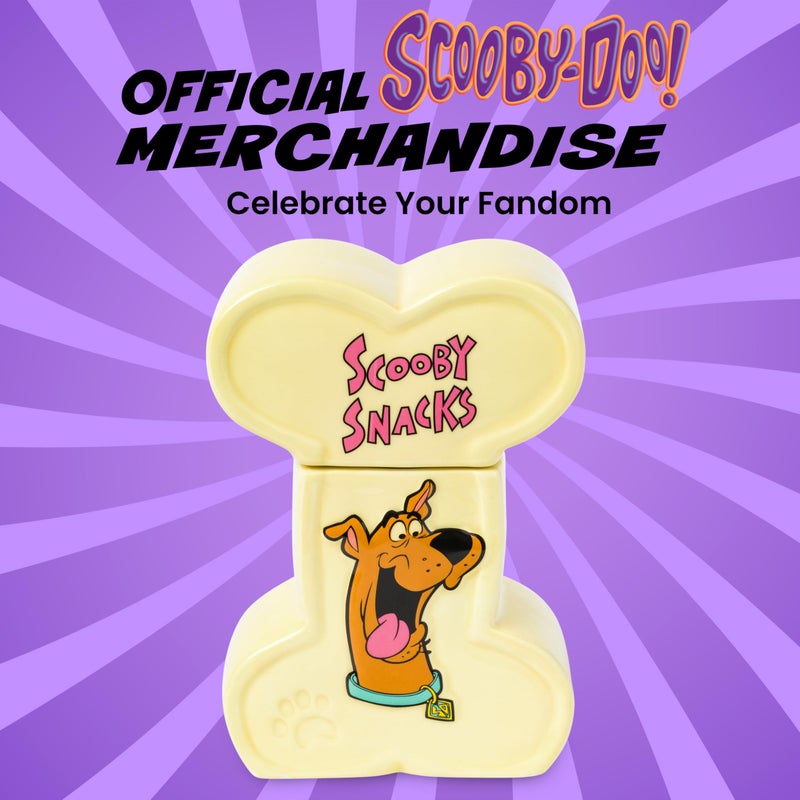 Silver Buffalo Scooby-Doo Scooby Snacks Sculpted Ceramic Snack Jar, 4.85â€ x 3â€ x 6.75â€ - Image 5