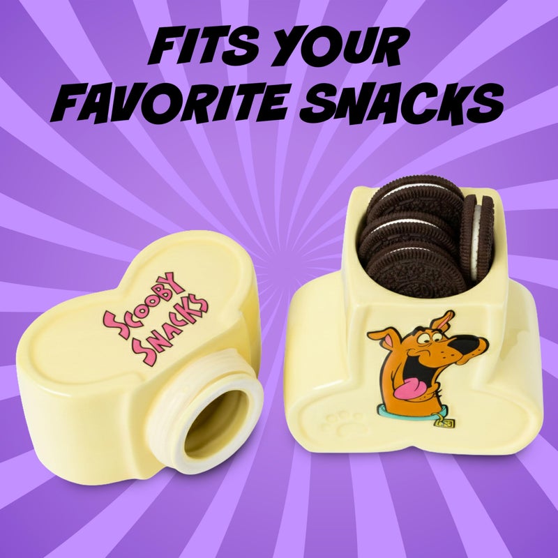 Silver Buffalo Scooby-Doo Scooby Snacks Sculpted Ceramic Snack Jar, 4.85â€ x 3â€ x 6.75â€ - Image 3