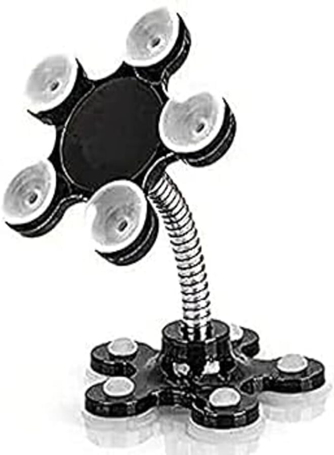 OR Double-Sided Suction Cup Magic Sucker Phone Holder, Black