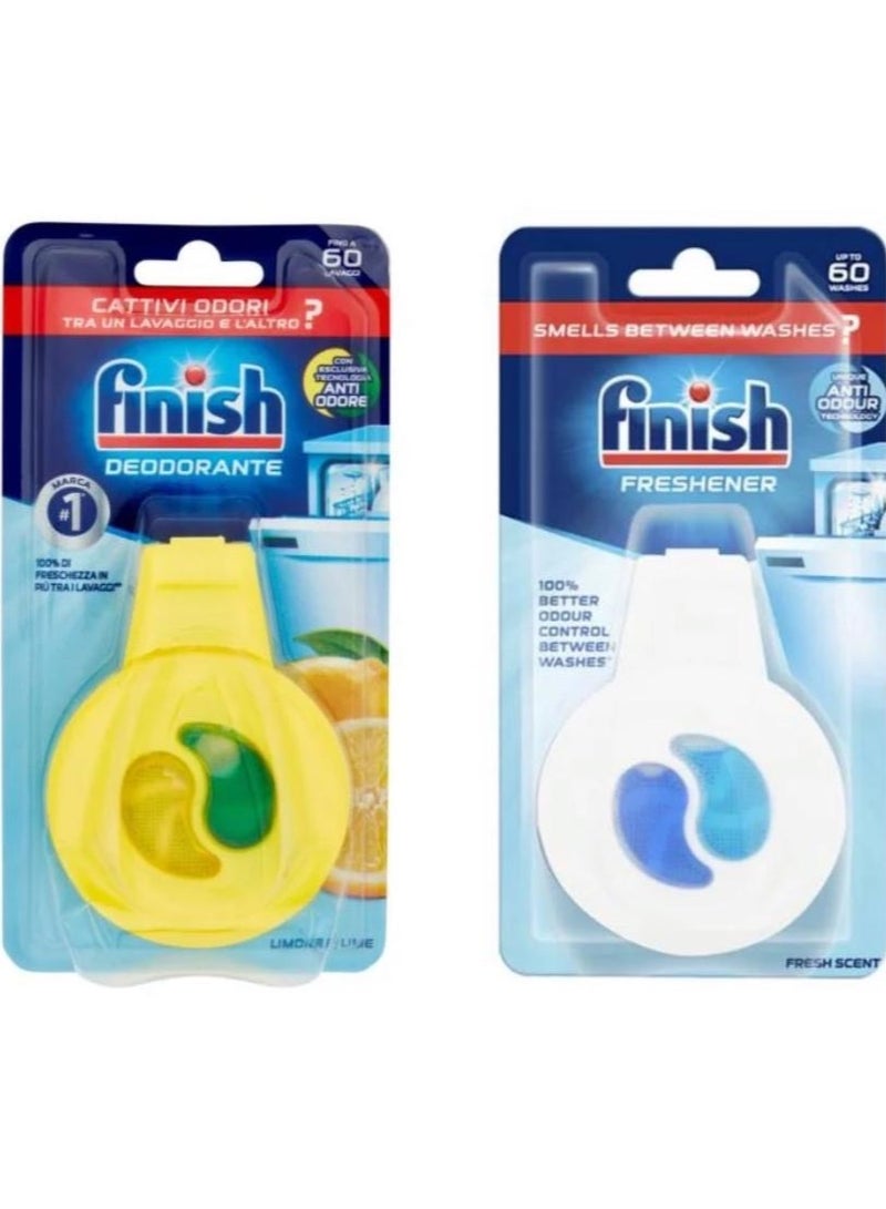 Finish | Dishwasher Freshener Set - Lemon Scent + Original