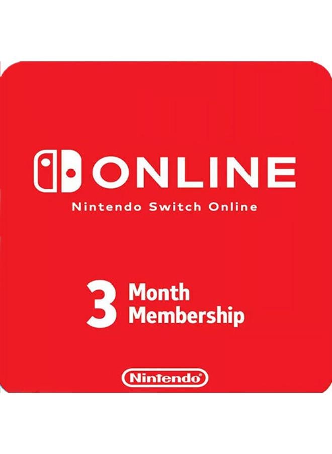 Nintendo Switch Online 3-Month Individual Membership - USA