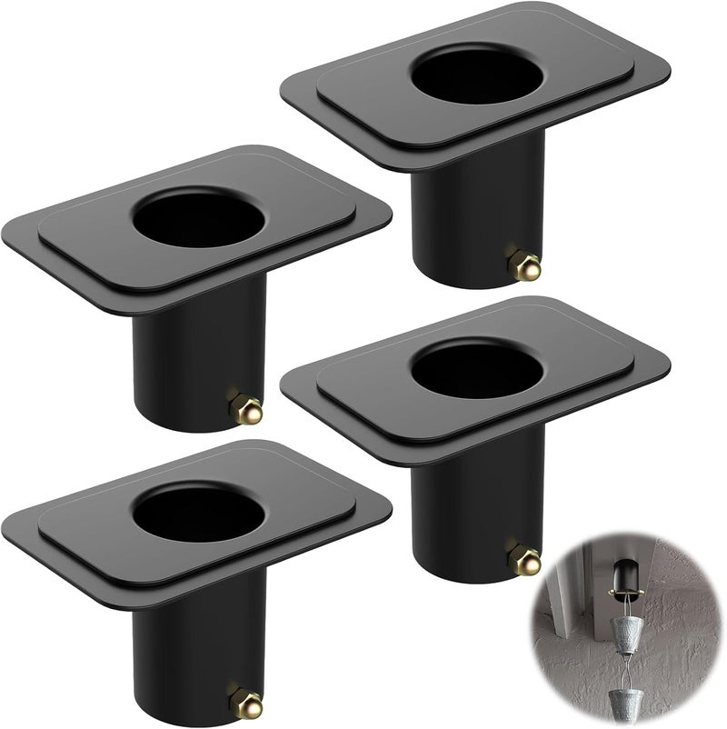 FOROIRON 4 Pack Rain Chain Adapter for Gutter Rain Chain for Outside Metal Rain Chain Adapter with Bolt Rain Chain Gutter for Outside Gutter Downspout - Image 1
