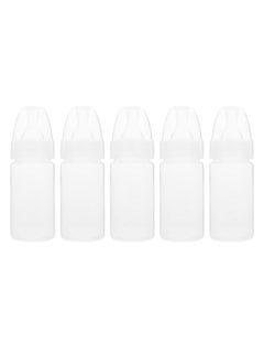 EXCEART 5Pcs Newborn Disposable Milk Bottles Clear Scale Milk Powder Bottles Babies Milk Bottles (White)  - Image 2