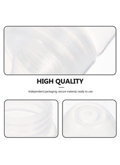 EXCEART 5Pcs Newborn Disposable Milk Bottles Clear Scale Milk Powder Bottles Babies Milk Bottles (White)  - Image 5