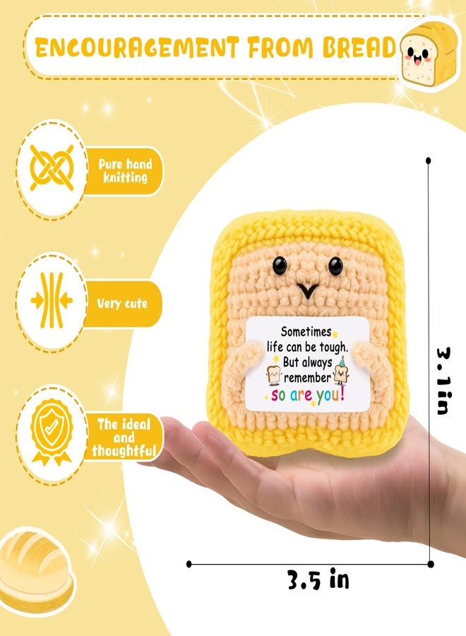 AICHPVOY Men Inspirational Gifts for Women Handmade Crochet Bread Birthday Gift for Women for Room Decor for Sisters from Sister for Boyfriend - Image 2