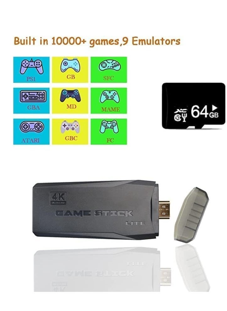 Gravity Video Game Console 2.4G Double Wireless Controller Game Stick 4K Games Console Including 64GB Retrogames For PS1/GBA Boy Gift - Image 2
