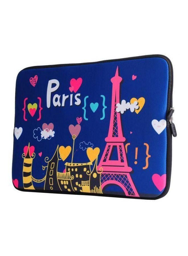 NIBEMINENT Paris Tower Printed Sleeve For Apple MacBook Retina 13/13.3-Inch Blue/Pink/Yellow - Image 2