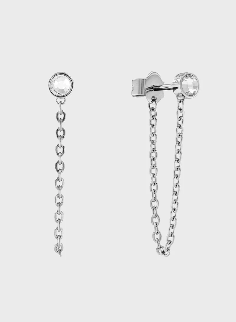CALVIN KLEIN Linked Family Earrings