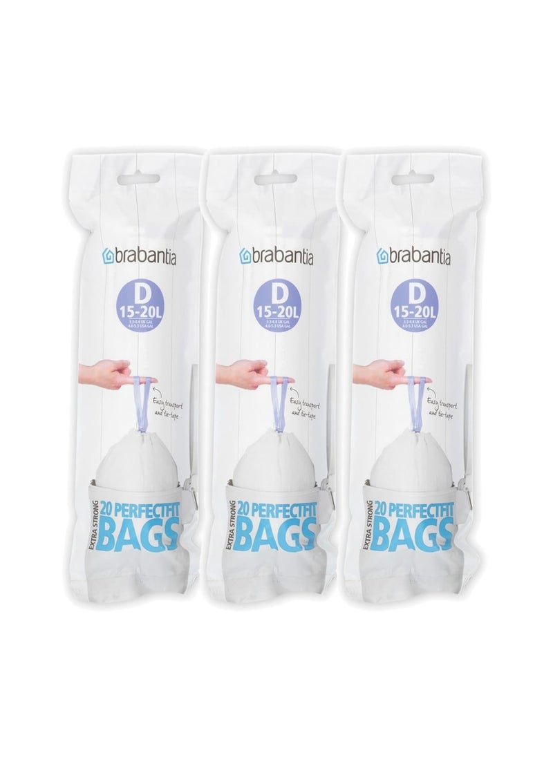 Brabantia Bin liners (15-20 litres (D), pack of 60 Bags - pzsku/Z235A2715FF0CA99E7B3BZ/45/_/1718484954/a21d8c0f-7e61-4e7b-9956-d915a7f7d6ac