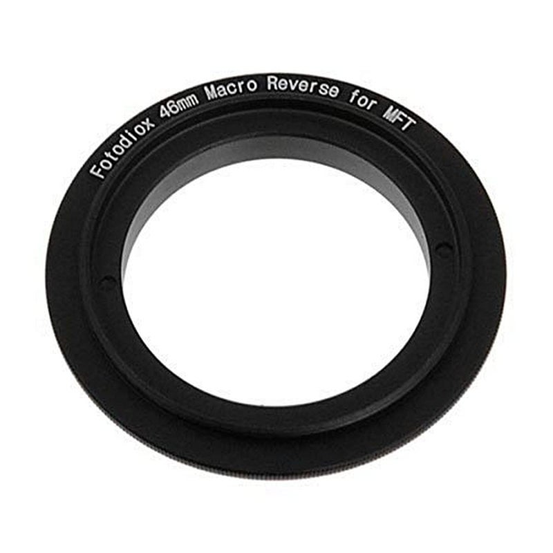 Fotodiox 46mm Filter Thread Macro Reverse Mount Adapter Ring for MFT Micro 43 Four Third Cameras Fits Olympus - Image 2