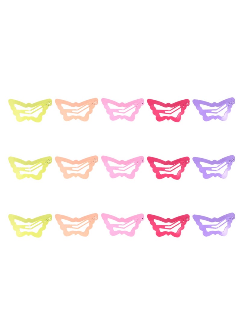 Beaupretty - 30pcs Hair Clip Snap Hair Barrettes Girls Barrettes Girl Snap Clips Hair Pins Snap Barrettes - Image 1