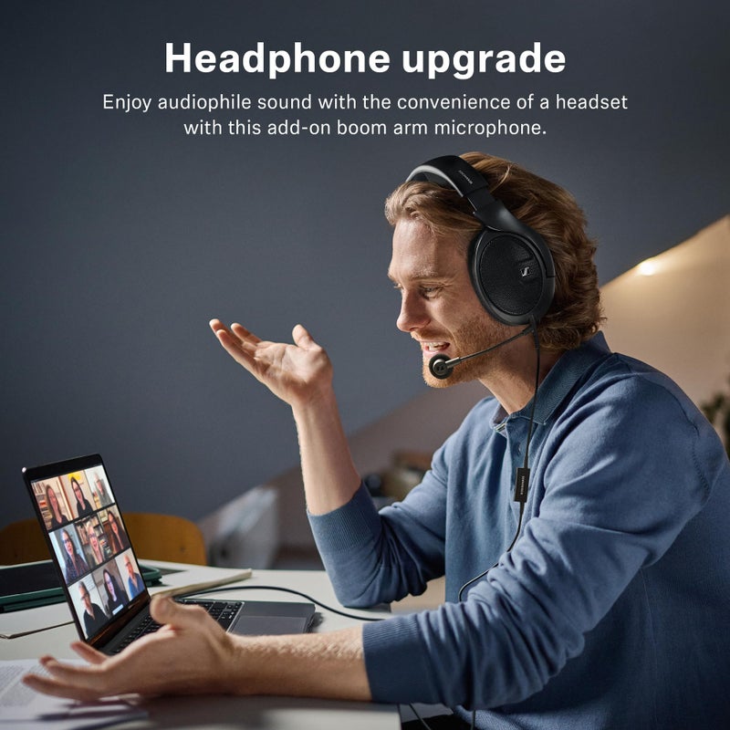 Sennheiser HD 500 BAM, Plug-in Boom Arm Microphone for Gaming and Calls, with Volume and Mute Controls, Analog 3.5 mm Jack, for HD 560S, HD 505, HD 620S Headphones and Others - Image 2
