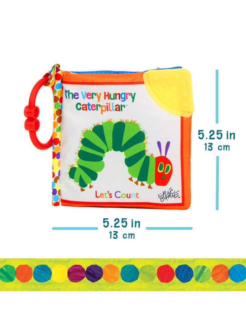 Kids Preferred Let's Count Soft Book World Of Eric Carle The Very Hungry Caterpillar Baby Teething Crinkle Book - Image 5