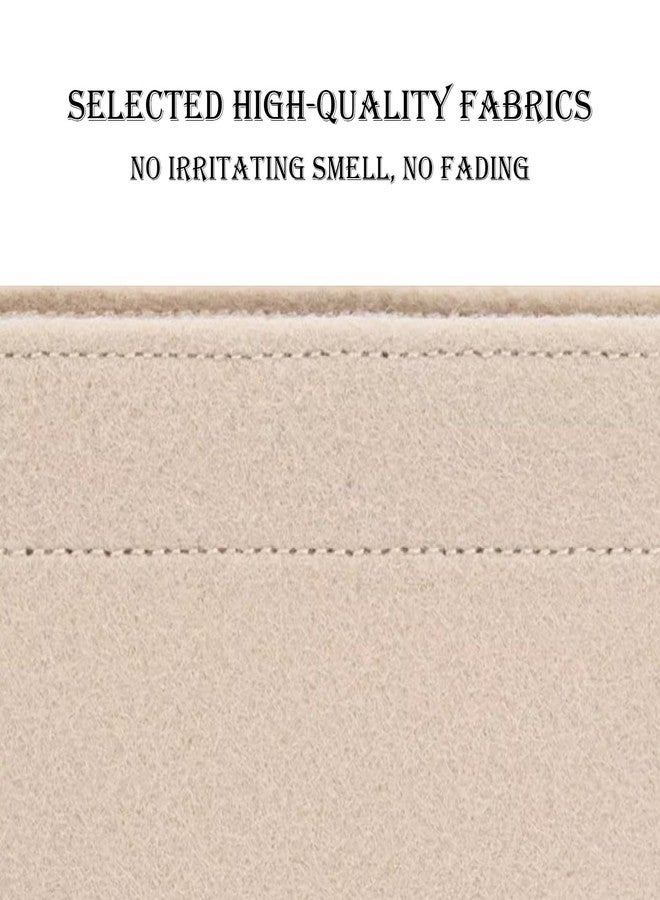 D.DUO Bag Organizer Insert, Tote Purse Insert, Pocket Wallet Divider for Hermes Evelyne 16/29/33 (L(11.8×3.1×8.7), Brown) - Image 5